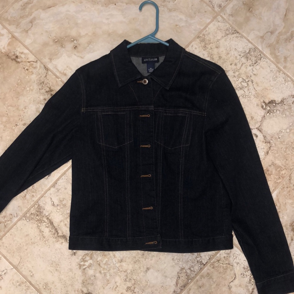 Ann Taylor Jean Jacket Medium